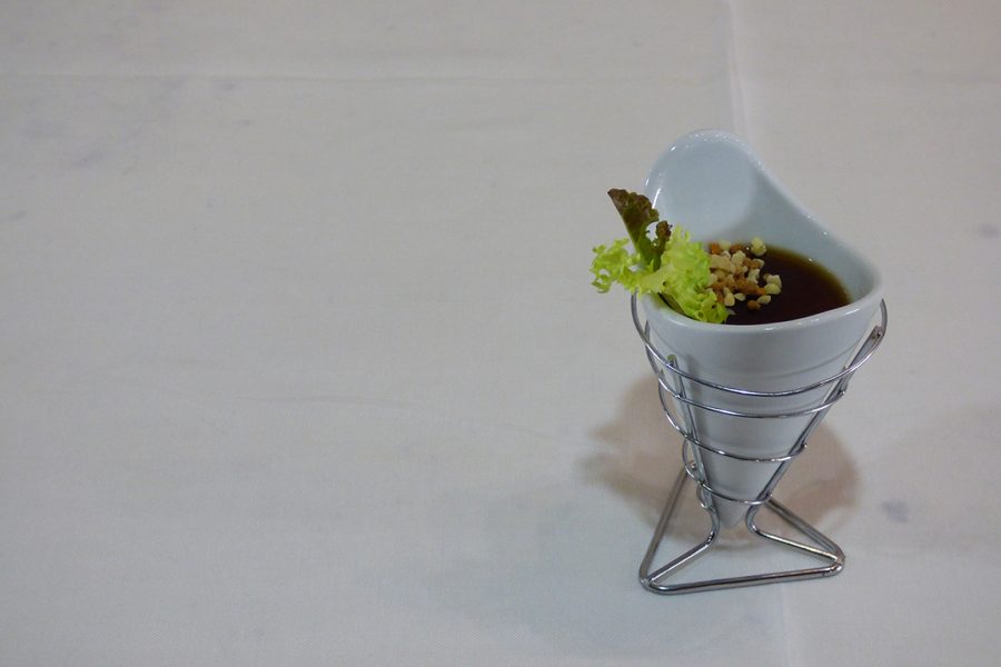 Sorbete de Ron y Foie