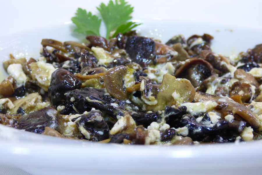 Revuelto de setas y foie Restaurante Galli