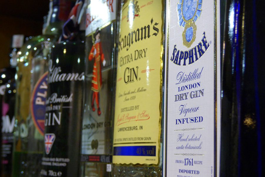 Detalle de coctelería