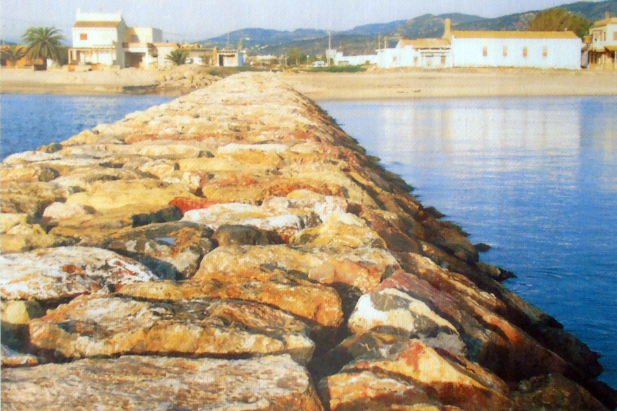 Espigón de la antigua Playa de Puçol